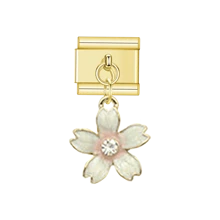 1個可愛的彩虹吊墜義大利手鏈，適用於9毫米不鏽鋼手鏈DIY女性珠寶製作 - 金黃色 - 查看 25