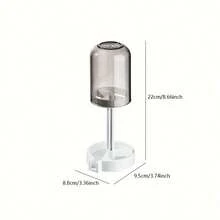 1入浴室牙刷和牙膏架，附漱口杯套裝，塑料收納組織架，適用於電動和手動牙刷，簡約情侶漱口杯 - 彩色 - 查看 3