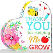 教師節禮物、女士禮物、教師禮物、紙鎮、紀念品、感謝教師禮物、畢業派對禮物、教師辦公室禮物、教室禮物 - 彩色 - 查看 3