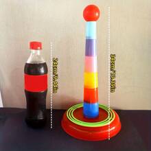 (Random Color) Colorful Plastic Sport Ring Toss Game Set Party Outdoor Puzzle Hoop Kindergarten Competition Game Stall Christmas Gift, Games For Adults, Kids Party Gifts, Toys & Games, Kindergarten, Toys For Children, Christmas Games Party, Games, Party Games, Kids Toys, Interactive Toys, Playroom, Sports Games, Toy, Drinking Games - 彩色 - 查看 4
