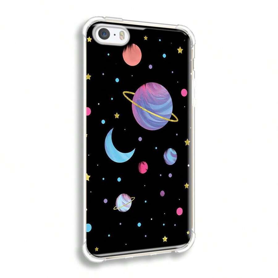 Capa Capinha De Celular Compatível com Iphone 5 / Iphone 5S SE 2016 Iphone Personalizada Cor:1305 - Bege - Visão 1