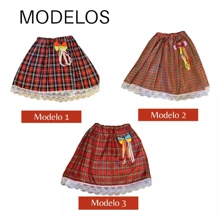 Women Skirts - Red - View 9