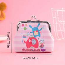 Ví tiền mini hình chú voi dễ thương dành cho bé trai và bé gái, Phụ kiện trang trí Quà tặng ngày lễ - Nhiều màu - Xem 2