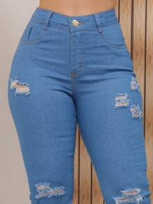 Women Jeans - Rửa trung bình - Xem 6