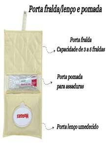 Nappy Changing Storage Bags - 黃色 - 查看 9