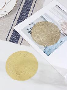 4-24入組隨機色空心PVC杯墊組，防止桌面被損壞，裝飾酒杯，適用於酒吧、家裡和節日 - 彩色 - 查看 19