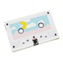 (1pc) Voice Recording Cassette Tape Gift Card For Confession - 2 Best Wishes Pink - View 6