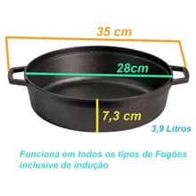 Cast Iron Pot - màu đen - Xem 3