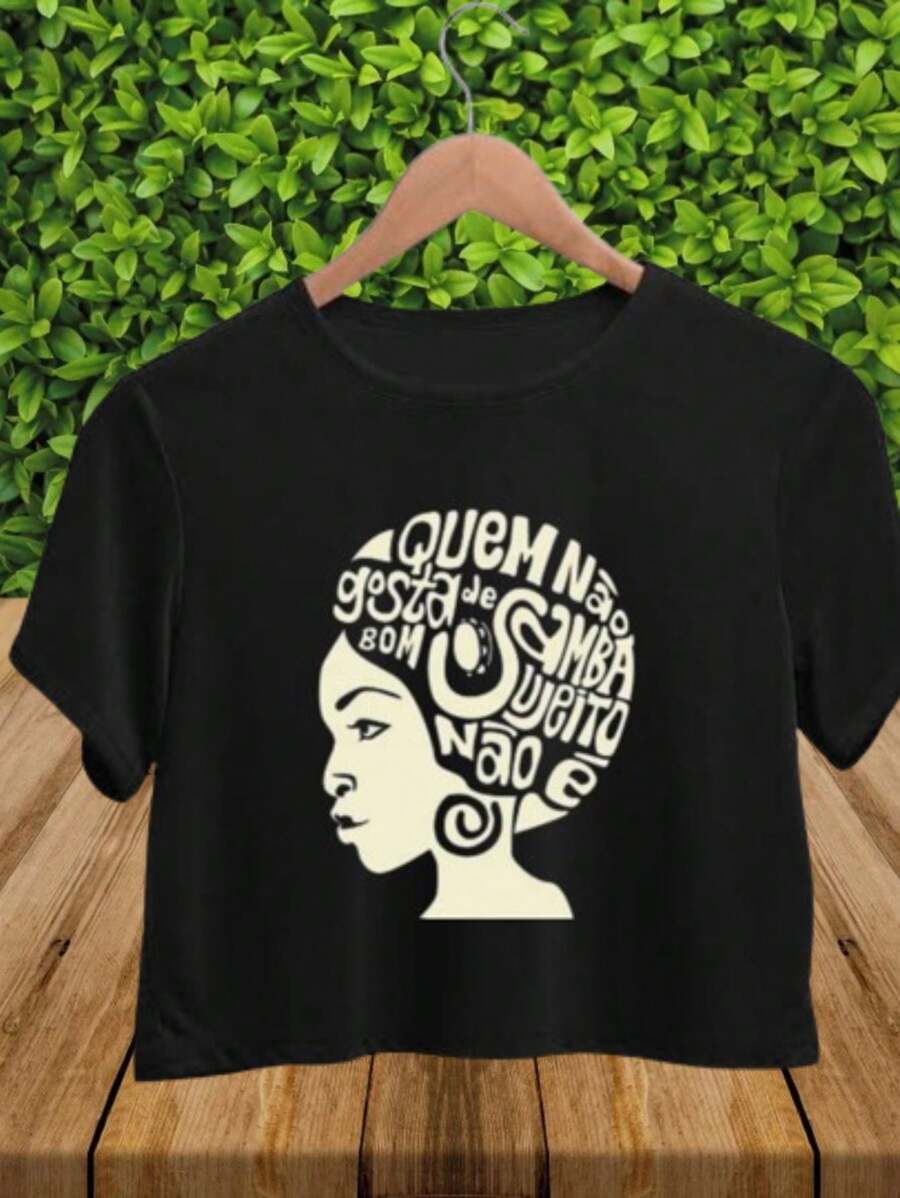 Women T-Shirts - 黑色 - 查看 1