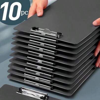 A4 Folder, Writing Pad, A5 File Folder Clip Board, Hard Board Clip, Vertical Test Paper Clip, Record Board Clip Paper, Office Stationery Hard Shell Drawing Board, Learning Restaurant Menu Clip Board Back To School,Back To School,School Supplies