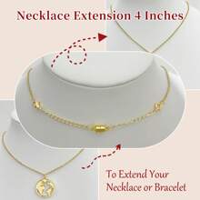 Dây nối dài bằng thép không gỉ với khóa từ tính, khóa từ tính mạnh có thể điều chỉnh và khóa càng cua, được đựng trong hộp quà trong suốt. - Nhiều màu - Xem 2