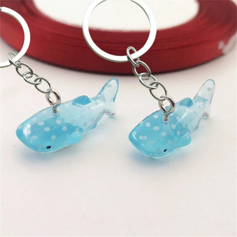 1 Máy Tính Trong Suốt Ánh Sáng Cá Mập Xanh Mặt Dây Chuyền Thời Trang Cao Cấp Treo Vật Trang Trí Để Trang Trí Hàng Ngày Túi Hoặc Chìa Khóa - Màu xanh nhạt - Xem 1