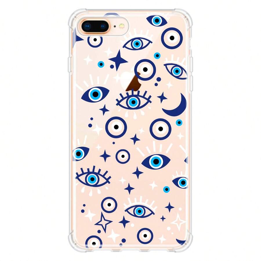 Capa Capinha De Celular Compatível com Iphone 7 Plus / Iphone 8 Plus Apple Personalizada Cor:1688 - Bege - Visão 1