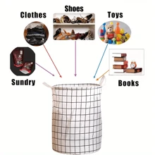 1pc/2pcs/3pcs Laundry Basket, Dirty Clothes Storage Bin, Large Storage Box, Toy Bin, Foldable Basket, Toy Storage Bag, Dirty Clothes Organizer, Waterproof Coating Storage, Children Gift With Handle, Suitable For College Dorms, Laundry Room, Boys And Girls Bedroom, Bathroom, Living Room - Multicolor - View 6