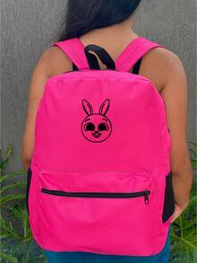 Women Functional Backpacks - 玫紅色 - 查看 3