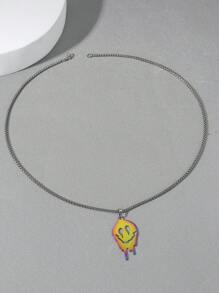 1 bộ vòng cổ và vòng tay mặt dây chuyền ma, phụ kiện thời trang cho nam giới - Đầy màu sắc - Xem 2