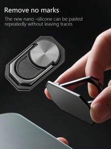 Reletech 1/2个磁吸手机支架，懒人支架，无需收纳。360°磁吸，可旋转滑动，可拆卸手机指环支架，防摔创意手机指环支架 - 紫色 - 查看 8