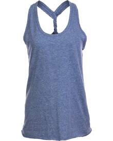 Women's Vintage Blend Racerback Relaxed Fit Yoga Lounging Tank Top - 藍色 - 查看 1