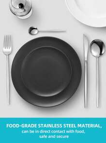 4/24 Piece 4/24-Piece Rainbow/Black/Gold Stainless Steel Colored Tableware Set With Silverware, Mirror Polished Spoon And Fork Set - Portuguese Cutlery Set - View 3