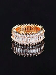 Fashionable Luxurious Lady Ring Suitable For Work Commute Shopping Dating Banquet Wearing, Festival Gift Z113 - White - View 10