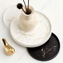 DIY Round Silicone Mold For Resin, Plaster, Concrete Tray Or Plate, Plant Pot Stand
