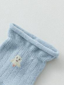 6 paires/pack Chaussettes tricotées mignonnes décontractées assorties de tailles différentes, douces, confortables et respirantes, pour nourrissons, garçons et filles