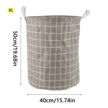 1pc/2pcs/3pcs Laundry Basket, Dirty Clothes Storage Bin, Large Storage Box, Toy Bin, Foldable Basket, Toy Storage Bag, Dirty Clothes Organizer, Waterproof Coating Storage, Children Gift With Handle, Suitable For College Dorms, Laundry Room, Boys And Girls Bedroom, Bathroom, Living Room - Multicolor - View 17