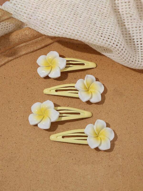 4pcs Cute Egg-Shaped Hair Clips, Suitable For Daily Use Without Damaging Hair And Suitable For Bangs & Side Hair Valentine's Day Valentines Claw Clips Hair Claws Hair Barrettes