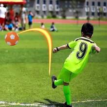 1 pieza Balón de fútbol mágico naranja auténtico de talla 4/5, para adultos y jóvenes, duradero para entrenamiento al aire libre, resistente al desgaste y con rendimiento estable.