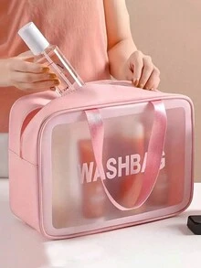 Túi đựng đồ vệ sinh cá nhân trong suốt, Túi đựng mỹ phẩm trang điểm Túi đựng đồ du lịch cho phụ nữ và bé gái Túi trang điểm trong suốt PVC chống thấm nước lớn Túi đựng đồ vệ sinh cá nhân trong suốt du lịch Túi tote trong suốt cho du lịch Ký túc xá Cần thiết Vali hành lý cho phụ nữ và trẻ em gái Túi đi biển dành cho sinh viên Khăn tắm biển Phụ kiện đi biển Đồ dùng đi biển Túi đựng kỳ nghỉ Đồ dùng cần thiết cho kỳ nghỉ hè cho kỳ nghỉ - Nhiều màu - Xem 2