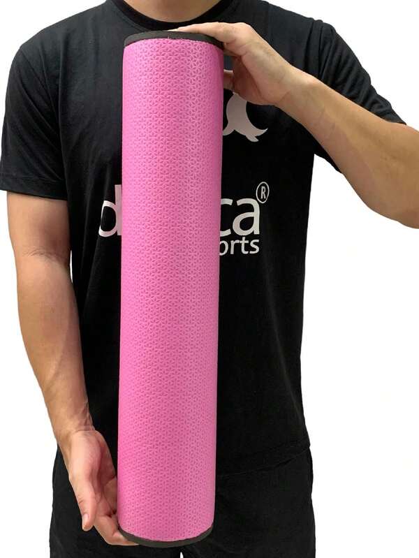 Rolo Massagem Liberação Miofascial 60cm DF1066 Rosa Dafoca Sports