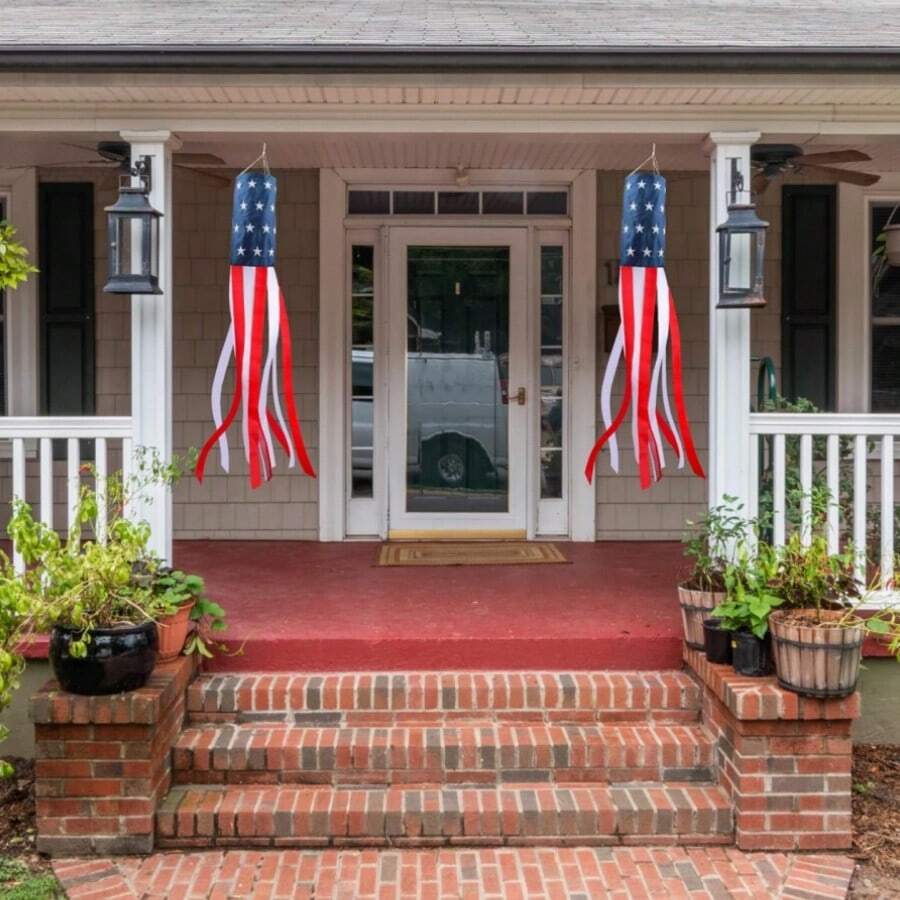 Lot De 4 Bandeaux étoilés Patriotiques – Drapeau Américain, Décoration 4 Juillet, Accessoires Pour Fête