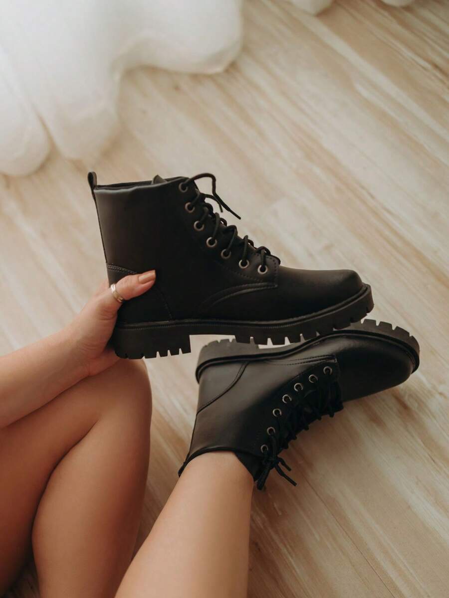 Women Fashion Boots - màu đen - Xem 1