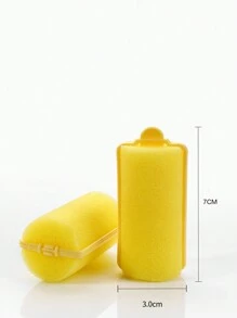 随机颜色海绵卷发器刘海卷发管，无热卷发发型设计工具 - 彩色 - 查看 8