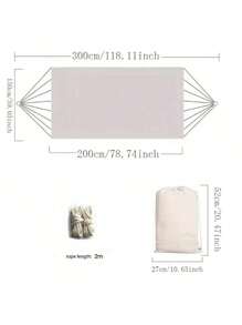 1pc Outdoor Garden Oversized Hammock Hanging Chair Swing Tassel Hammock Detachable Iron PipeSuitable For Outdoor Camping, Home Use, Indoor And Outdoor Rocking Chairs, Cradles Camping Stuff