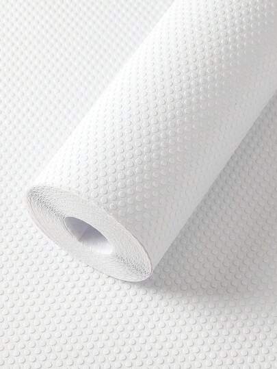 1 Roll White Raised Dots Shelf Liner For Kitchen Cabinets Non-Adhesive Drawer Liners Refrigerator Liner Non Slip Cabinet Liners For Shelves EVA Waterproof Cupboard Liner For Bathroom Kitchen Pantry