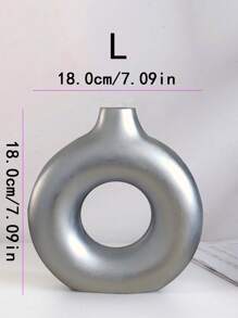 北欧风甜美花瓶，圆形花卉套装，干花仿真，家居摆设，软装装饰，房间装饰，创意甜甜圈花瓶，客厅装饰，桌面花瓶，茶几花瓶，餐桌花瓶，电视柜花瓶