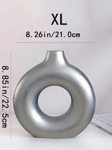 北欧风甜美花瓶，圆形花卉套装，干花仿真，家居摆设，软装装饰，房间装饰，创意甜甜圈花瓶，客厅装饰，桌面花瓶，茶几花瓶，餐桌花瓶，电视柜花瓶