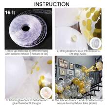 84 Cái/bộ Bộ Chai Sâm Banh Bóng Bay Vòng Hoa, Đồ Trang Trí Năm Mới Hạnh Phúc, Bóng Bay Trong Suốt Bằng Vàng Bạc Cho Sinh Nhật, Trang Trí Tiệc Kỷ Niệm Đám Cưới Độc Thân - Nhiều màu - Xem 5
