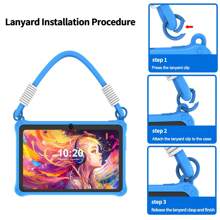 VASOUN Kids Tablet,7 Inch Toddler Tablet For Kids Edition Tablet,2GB RAM 32GB ROM, Android 13 Tablet With Parental Control,Educational, Games, Shockproof Case