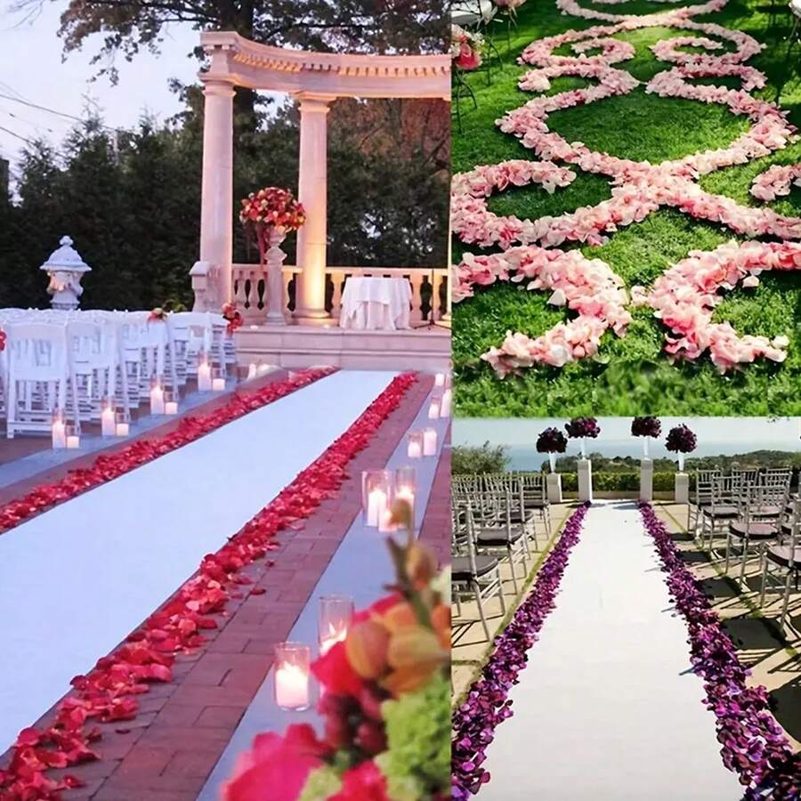 100 Chiếc/1000 Chiếc Cánh Hoa Hồng Cánh Hoa Hồng Giả Đêm Lãng Mạn Trang Trí Đám Cưới Công Cụ Chụp Hoạt Động Tiệc Thích Hợp Cho Các Cặp Đôi Trang Trí Hẹn hò Làm Bằng Tay DIY - Đỏ - Xem 1