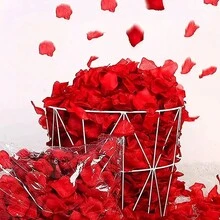 100 Chiếc/1000 Chiếc Cánh Hoa Hồng Cánh Hoa Hồng Giả Đêm Lãng Mạn Trang Trí Đám Cưới Công Cụ Chụp Hoạt Động Tiệc Thích Hợp Cho Các Cặp Đôi Trang Trí Hẹn hò Làm Bằng Tay DIY - Đỏ - Xem 4