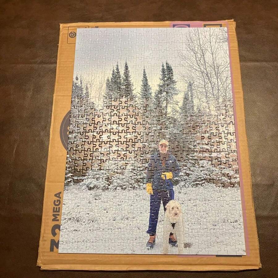 Christmas Decoration 1pc Customized A3 Size Beechwood Jigsaw Puzzle