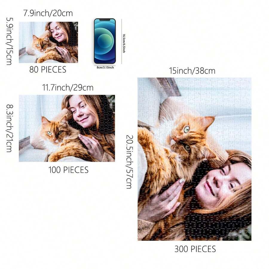 Christmas Decoration 1pc Customized A3 Size Beechwood Jigsaw Puzzle