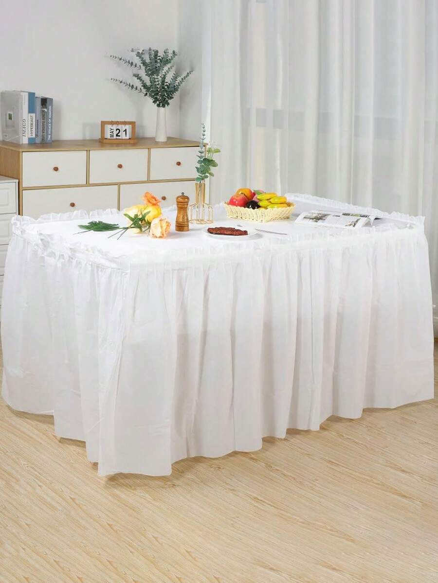 1 Khăn trải bàn hình chữ nhật Chất liệu Polyethylene Chống dầu Chống thấm nước Chống bẩn Khăn trải bàn, Bộ trang trí đám cưới, Bàn trang trí đám cưới, Giáng sinh