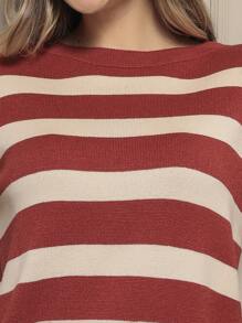 Women Knit Tops - Maroon - View 4