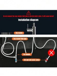 1pc Cup Washer With High Pressure, Quick Dishwasher, Sink Glass Rinser, Bottle Washer, Bar Glass Rinser For Cups, Bottle Caps, Kitchen, Bubble Tea Shop,Bar, Coffee Shop - Black - View 12