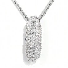 1入受歡迎的鍍金氣泡字母項鍊，設有26個字母與氧化鋯石，男女皆適用，適合日常佩戴 - 銀色新款2 - 查看 28