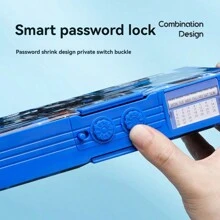 Password Lock Multi-Functional Stationery Box For Students, Double-Sided Large-Capacity Pencil Case Transformable Mecha, Cute Cartoon Pencil Case For Boys And Girls' Study Supplies Back To School,Back To School,School Supplies,Pencil Pouch,School Bag - Mecha Fire - View 7