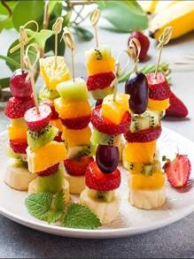 100pcs/200pcs/50pcs(+/-5pcs) 12CM Barbecue Bamboo Skewers Toothpicks, Sandwiches Burgers Fruits Desserts Decorative Skewers For Appetizers Party Supplies,Bbq,Picnic,Camping,Garden,Patio,Outdoor,Garden Decor,Outdoor Decor.